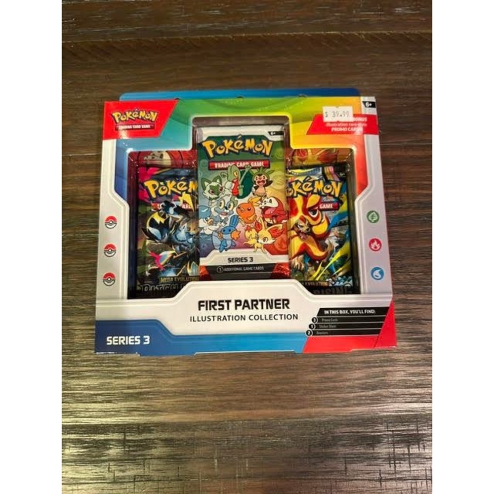 Pokemon TCG First Partner Illustration Collection Series 3 Sealed Box 3 Packs
